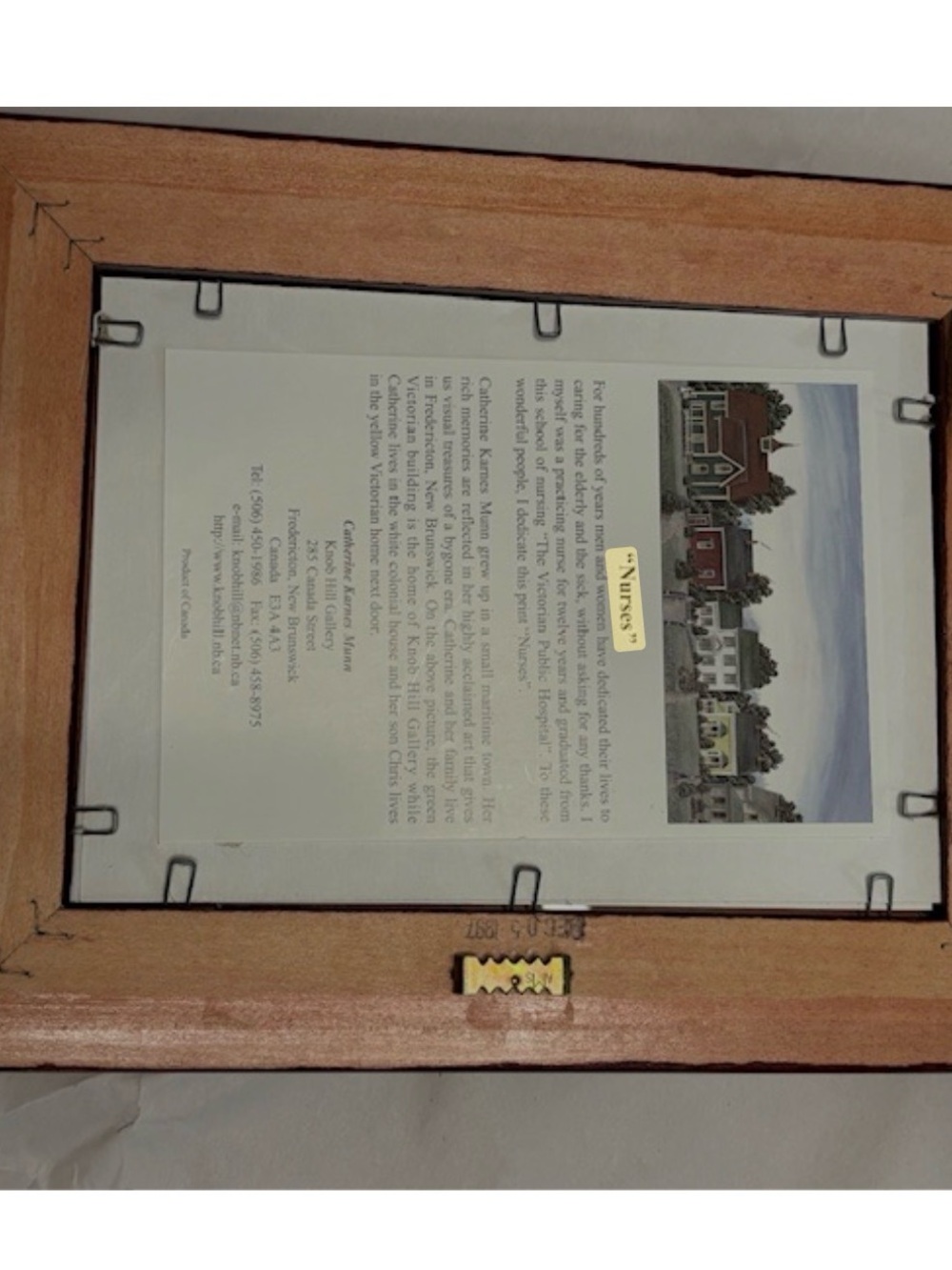 Wood Frame Picture Frame in Natural Brown - Home Accents
